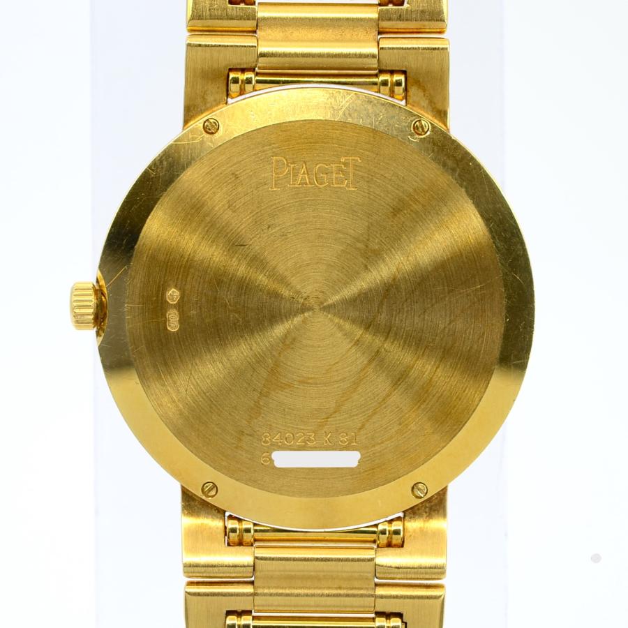 PIAGET ピアジェ ダンサー 84023 K 81 YG QZ ゴールド文字盤 メンズ