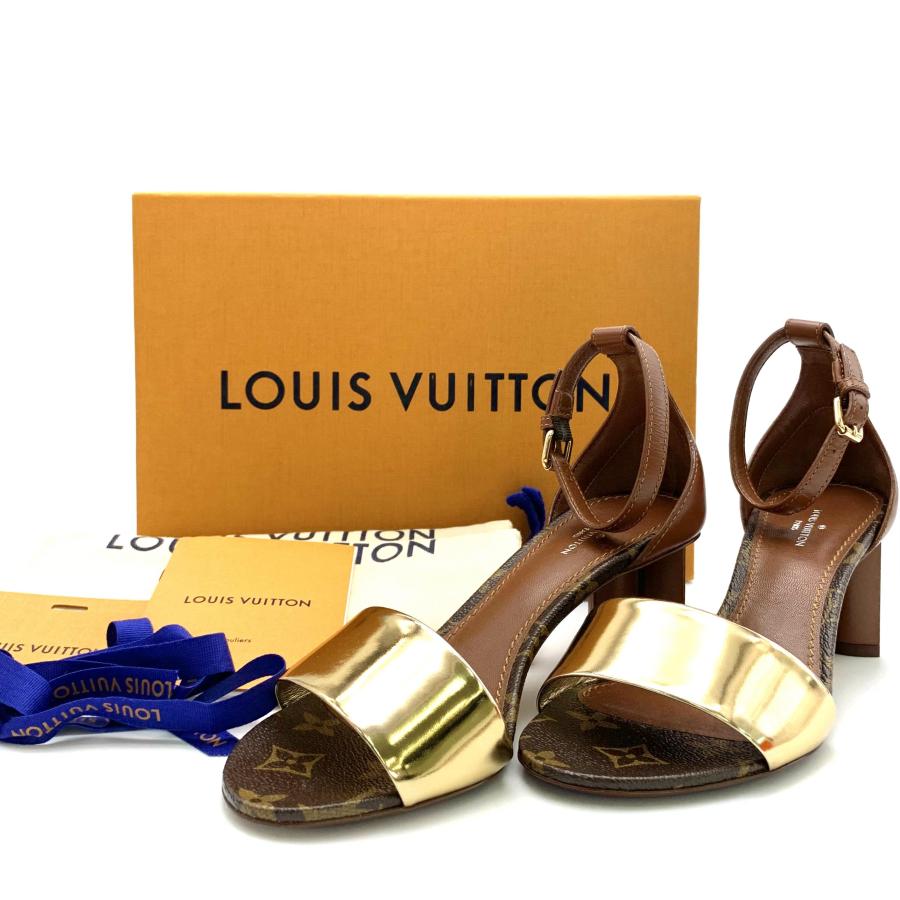 LOUIS VUITTON ルイヴィトン MA1127 モノグラム ゴールド 35 1/2 