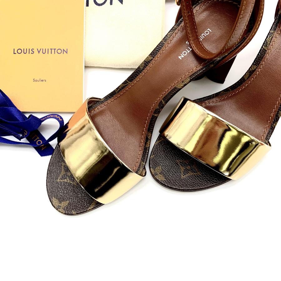LOUIS VUITTON ルイヴィトン MA1127 モノグラム ゴールド 35 1/2