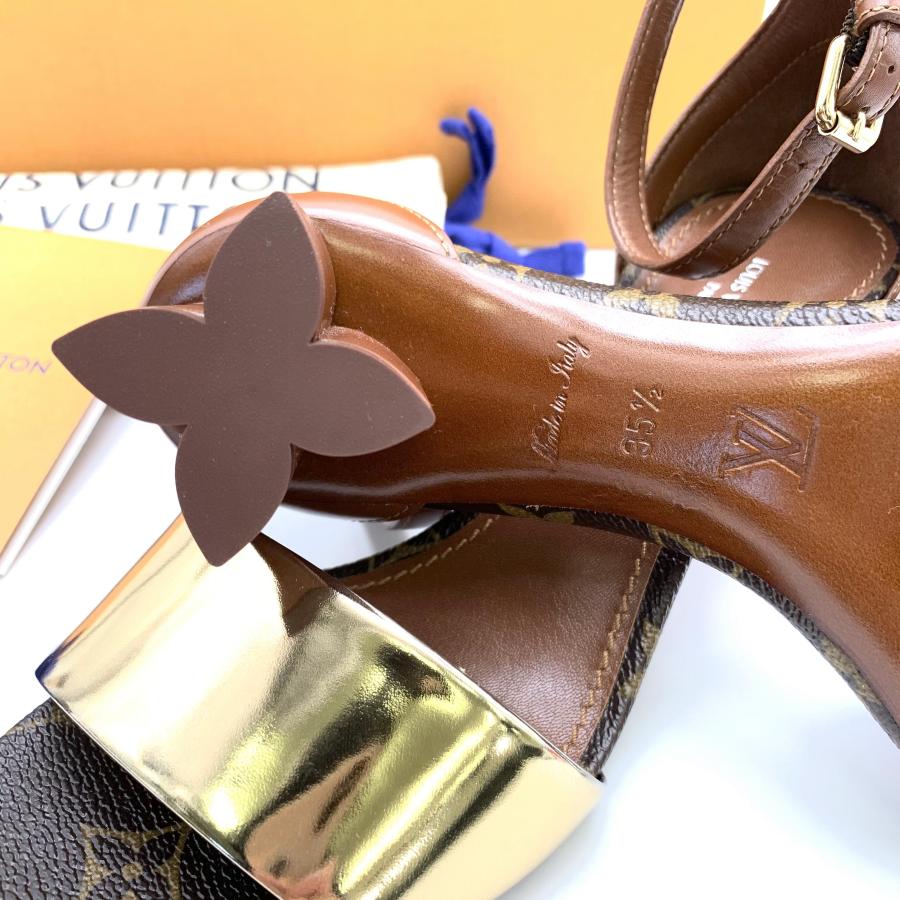 LOUIS VUITTON ルイヴィトン MA1127 モノグラム ゴールド 35 1/2