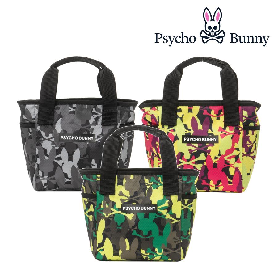 新品 PSYCHO BUNNYサイコバニーゴルフ ブロックPBラウンドバッグ Psycho Bunny PsychoBunny サイコバニー ラウンドバッグ ゴルフ