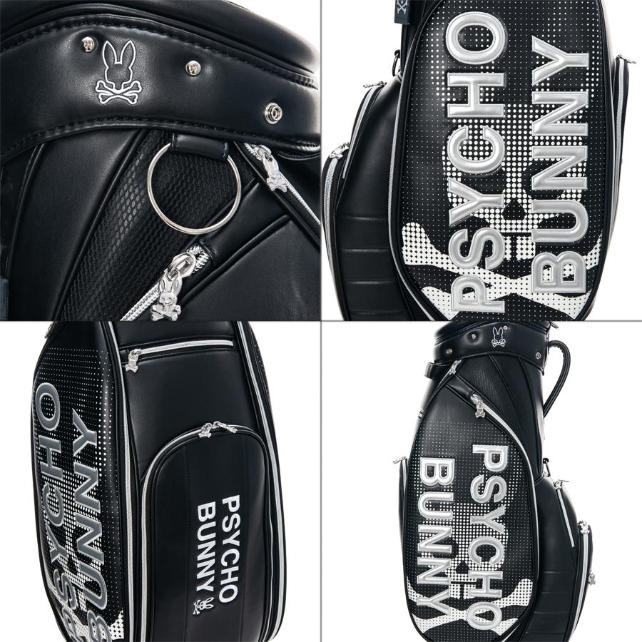 美品⭐︎Psycho Bunny ゴルフバッグ・キャディバッグ ネーム