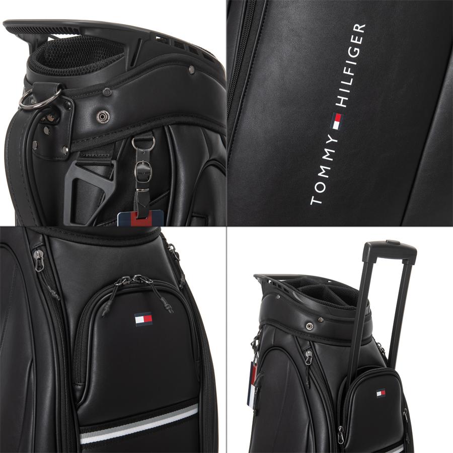 トミーヒルフィガー キャスター付きキャディバッグ   TOMMY HILFIGER（トミー・ヒルフィガー） キャディバッグ キャスター付