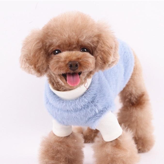秋 冬 送料無料 サイズ交換対応 犬服 ドッグウェア 秋 冬 可愛い おしゃれ 犬用セーター ニット ベスト ふわふわもこもこシャギーベスト C Twiggy Style 通販 Yahoo ショッピング