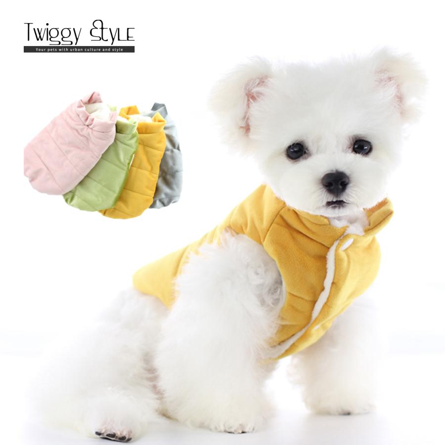 送料無料 秋 冬 サイズ交換対応 犬服 ドッグウェア 秋 冬 可愛い かわいい おしゃれ お出かけ ジャケット コート ぽかぽかウォームベスト C0001 Twiggy Style 通販 Yahoo ショッピング