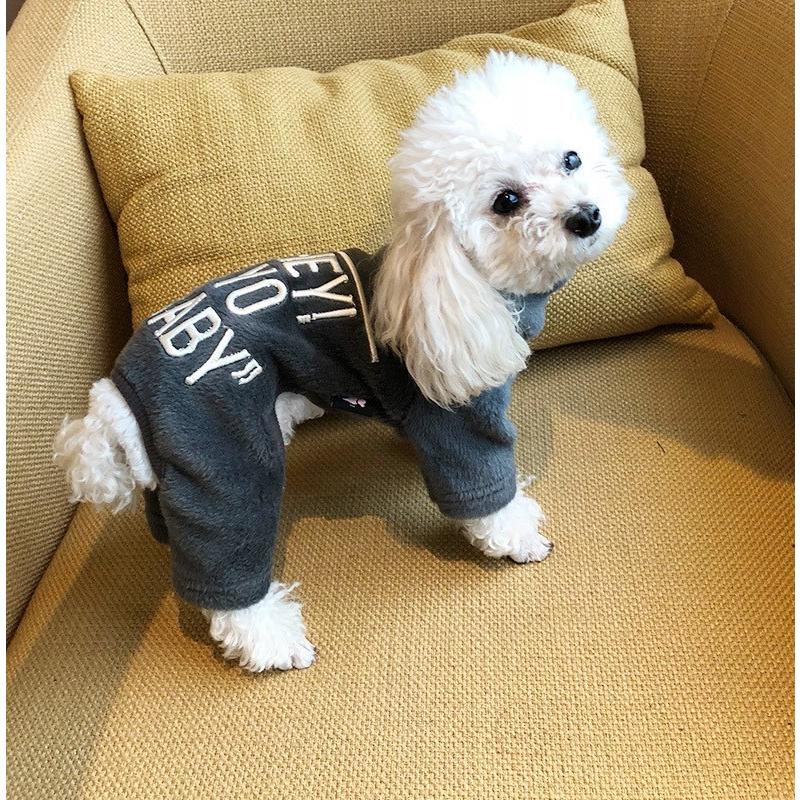 送料無料 秋冬 犬服 ドッグウェア 秋 冬 シンプル 暖かい プチプラ 犬用オーバーオール もふもふイラストオーバーオール C Twiggy Style 通販 Yahoo ショッピング