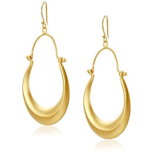 Satya Jewelry Gold Chandelier Hoop Earrings