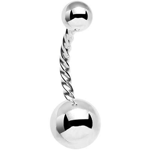 Body Candy 14G Unisex 11mm 316L Stainless Steel Twisted Style Navel Ri｜twilight-shop｜03