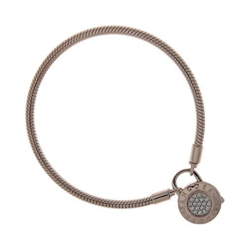 Pandora Rose Smooth Signature Padlock Bracelet 587757CZ-20