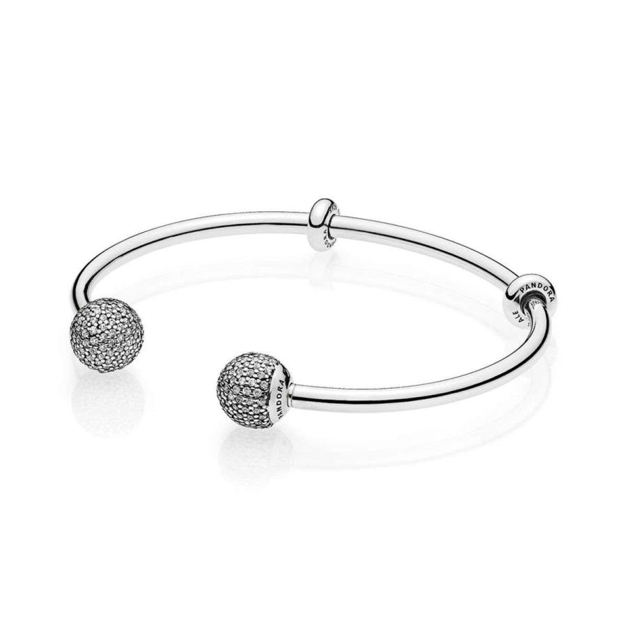 Pandora Bracelet 596438CZ-1 Moments Silver Zirconia