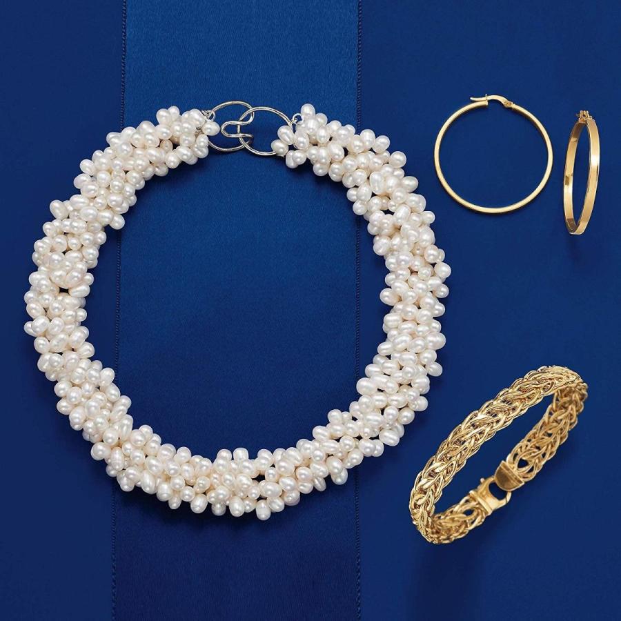 Ross-Simons 5-6mm Cultured Pearl Torsade Necklace With Sterling Silver