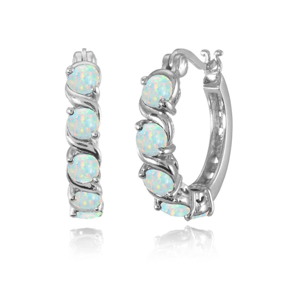 高い品質 Sterling Silver Simulated White Opal S Design Round Hoop Earrings B Twilight Shop 通販 Yahoo ショッピング 輝く高品質な Secretoftheislands Com