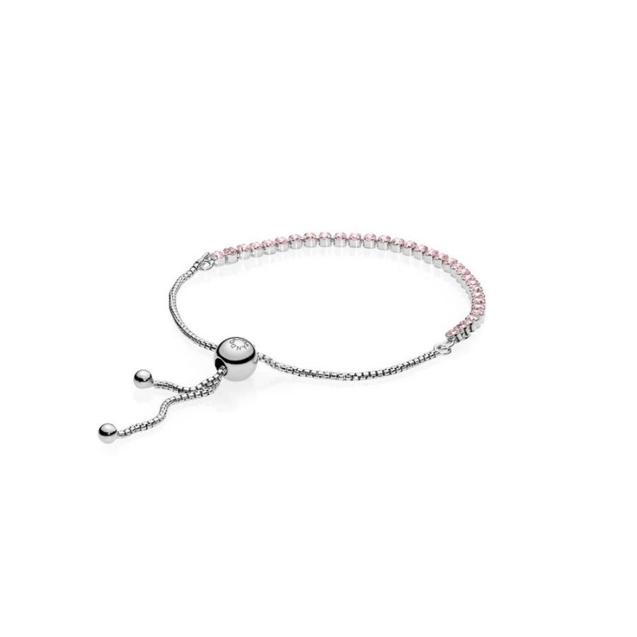Pandora Pink Sparkling Strand Silver Bracelet 590524PCZ1