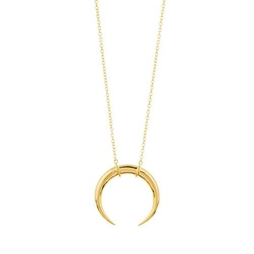 取り寄せ可 gorjana Women´s Cayne Crescent Pendant Necklace - 18k Gold Plated - Mo