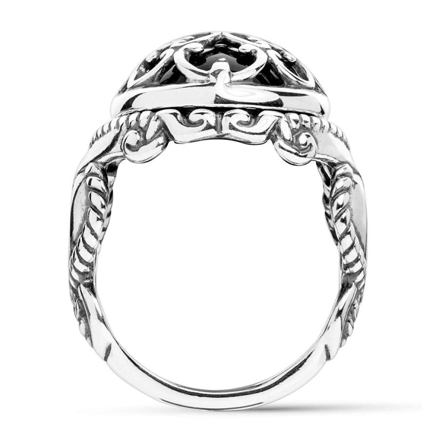 CAROLYN POLLACK STERLING SILVER 925 FLORAL FILIGREE SCROLL CUFF