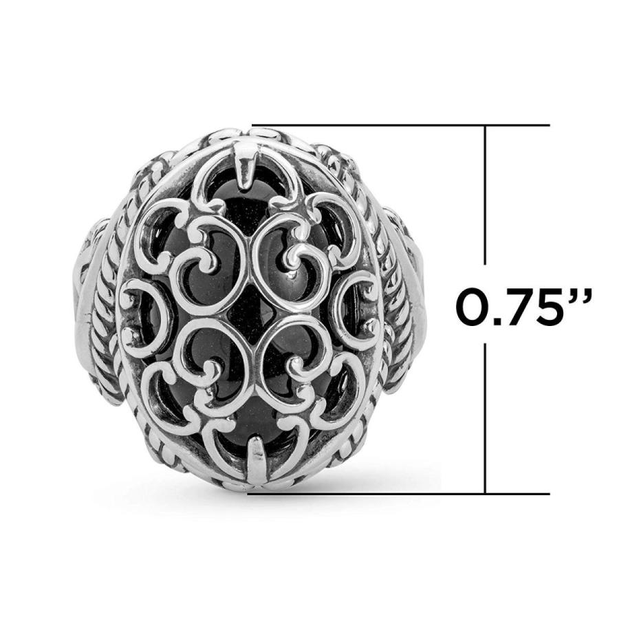 Scroll Filigree Ring, Sterling Silver, Scrolls Design Ring