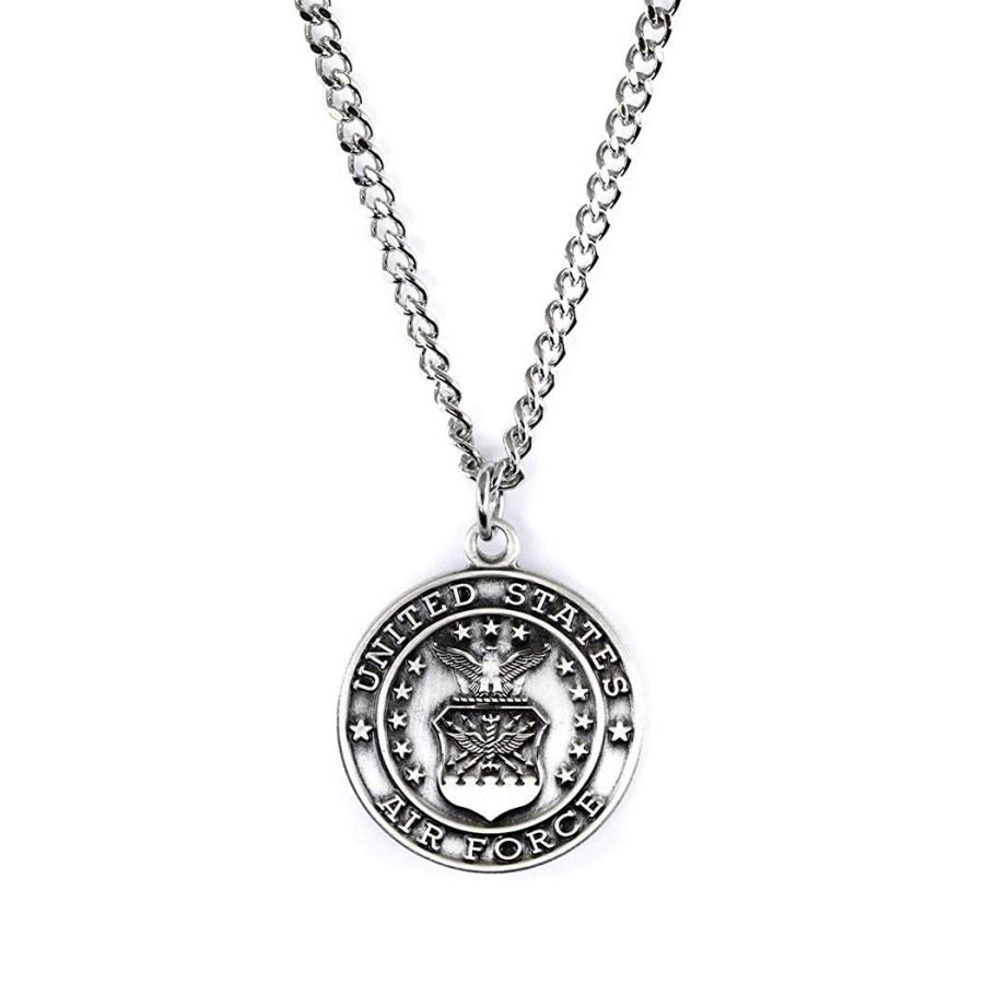 Military Medals Sterling Silver Saint Christopher Protect Me, 3/4 Inch