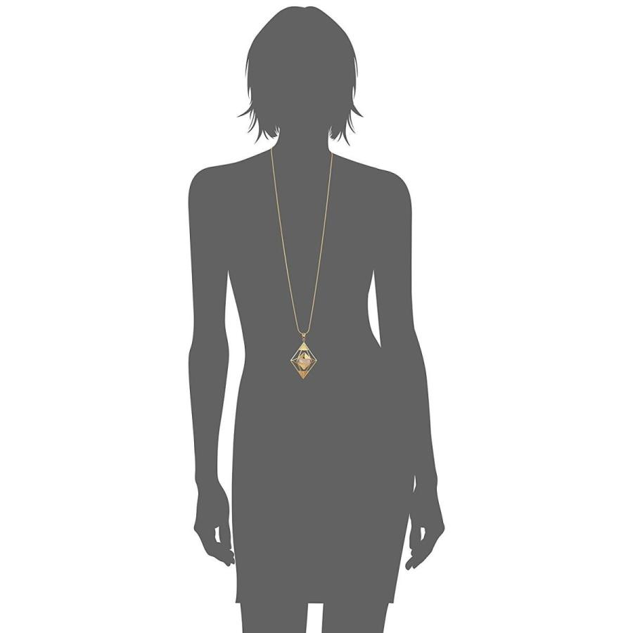 ノワールジュエリーフェニックスゴールドペンダントネックレス、32.5 "