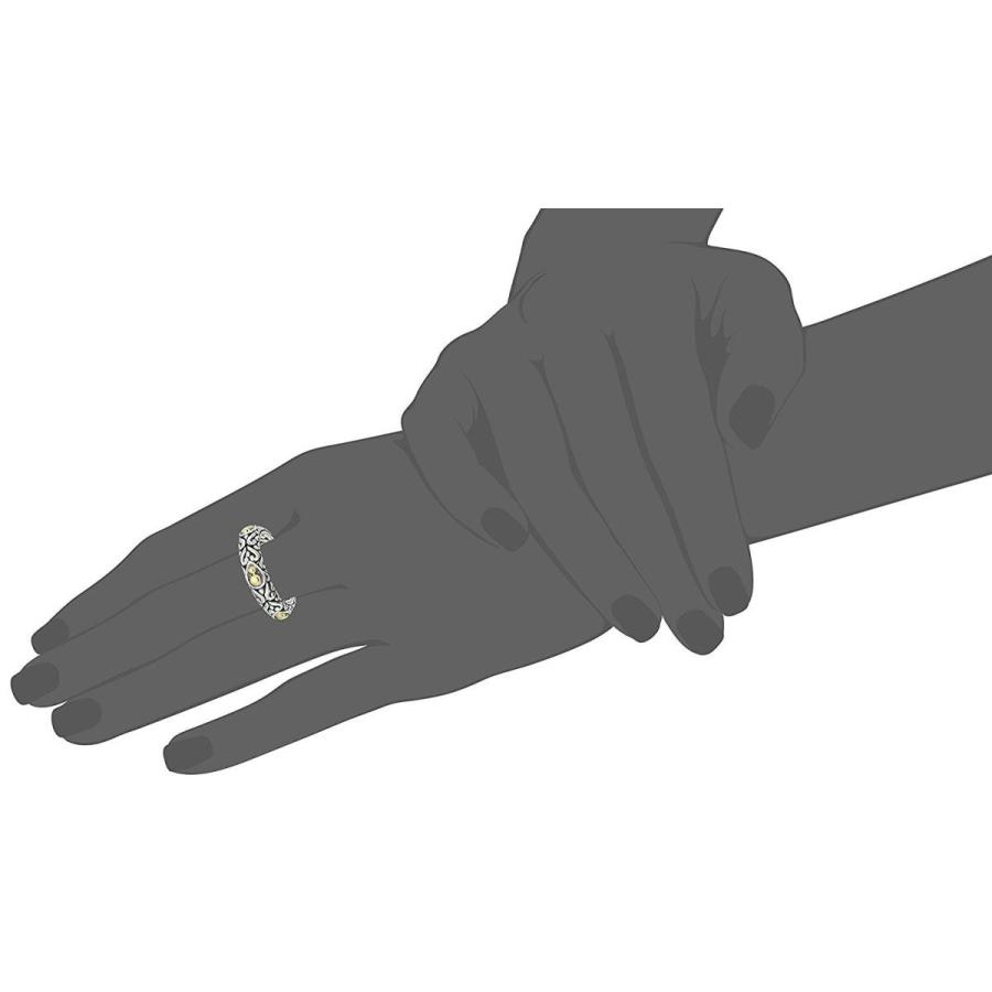 Effy Womens 925 Sterling Silver/18K Yellow Gold Ring, 7