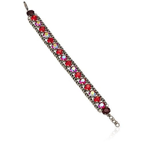Sorrelli Red Ruby Radiant Ropes Bracelet