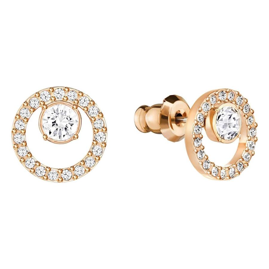 Swarovski Creativity Circle Small Rose-Gold Plated Earrings