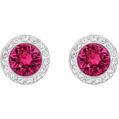 Swarovski Angelic Pierced Earrings - Red - Rhodium plating 5446022