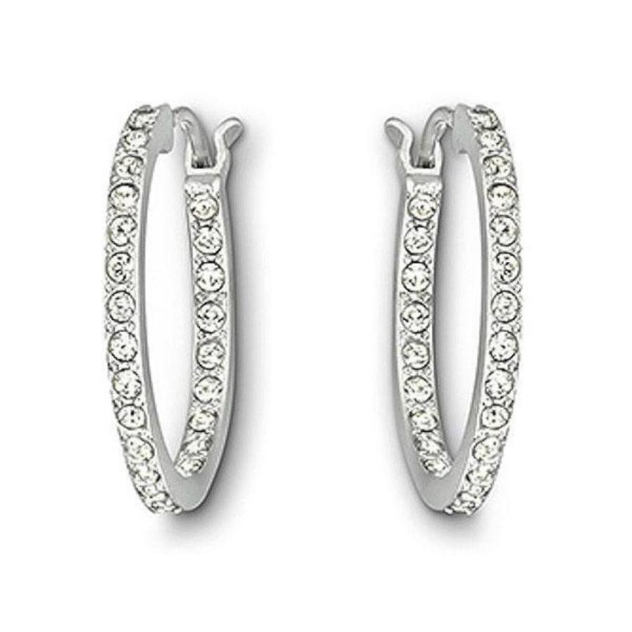 スワロフスキーサマーセットフープピアス