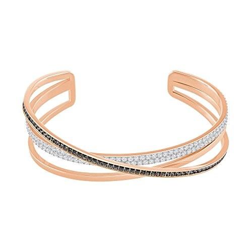 スワロフスキークリスタルグレーヒーローカフローズ、ゴールドプレート