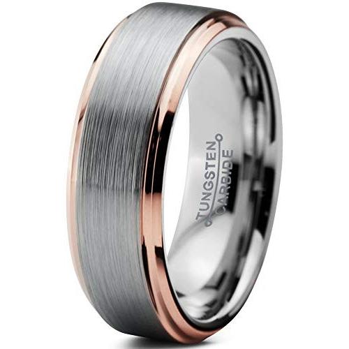 Charming Jewelers Tungsten Wedding Band Ring 6mm Men Women Comfort Fit