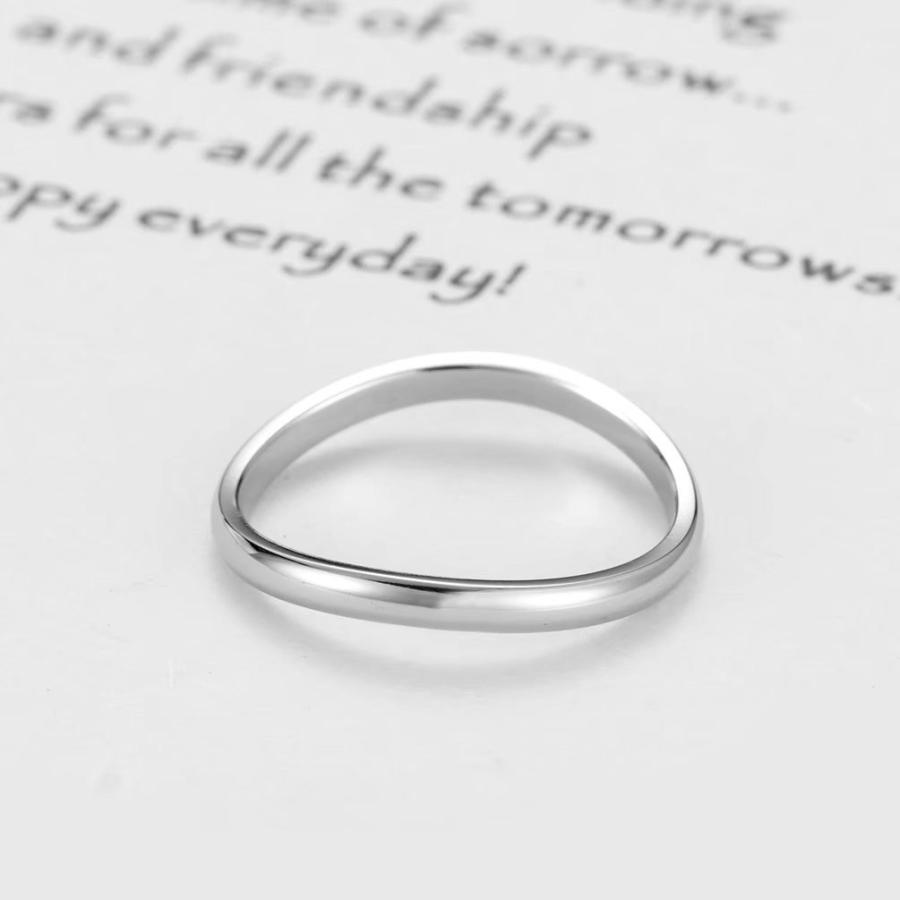 KAIYUFU Jewelers 2mm width Titanium Steel Women Ring Love u for infini ウエディンググローブ