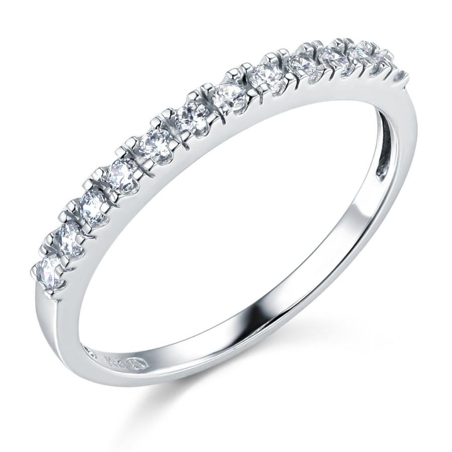 海外品 14k White Gold SOLID Wedding Engagement Ring and Wedding Band 2 Piece 【E1166919090】(42427円)