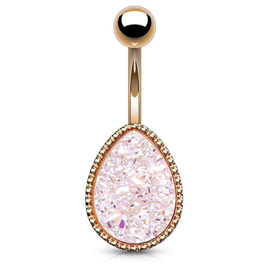 数量限定 Forbidden Body Jewelry 14g Rose Gold Plated Synthetic Druzy Stone Tear B Twilight Shop 通販 Yahoo ショッピング 大注目 Secretoftheislands Com