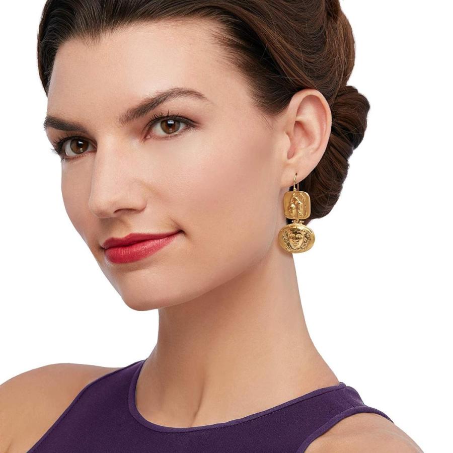 Ross-Simons Italian Tagliamonte Tribute To Medusa Drop Earrings in 18k