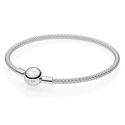 Pandora Moments Sterling Silver Mesh Bracelet 59654319