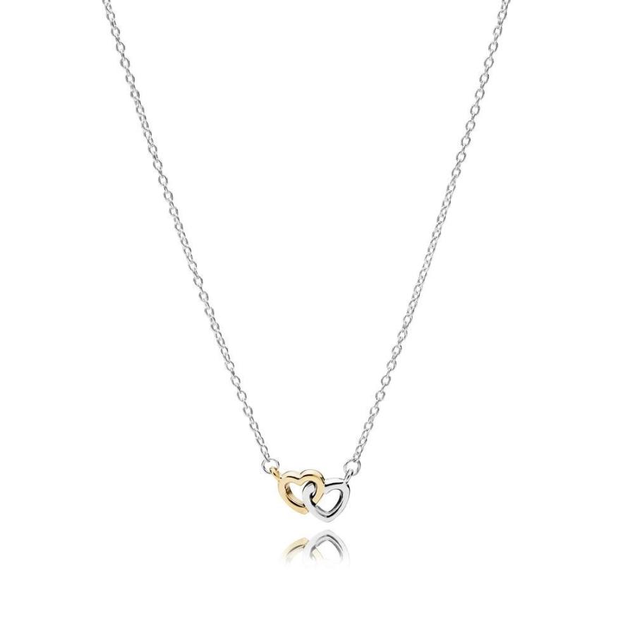 Pandora United In Love Two Tone Necklace 59051745 Pandora Two-tone Rotating Love Message Dangle Charm \u2013 Skye Walker
