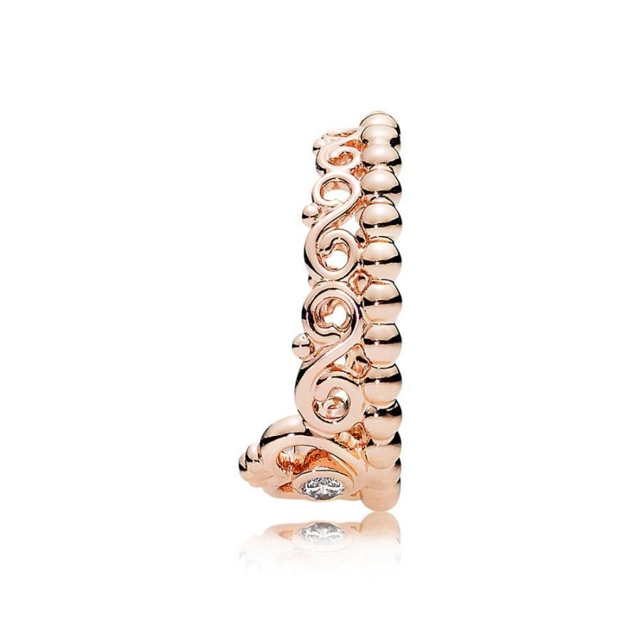 限定版 Pandora My Princess Tiara Ring, Pandora Rose, Clear CZ, 9 US, 180880CZ, 花友禅 f268c4b0