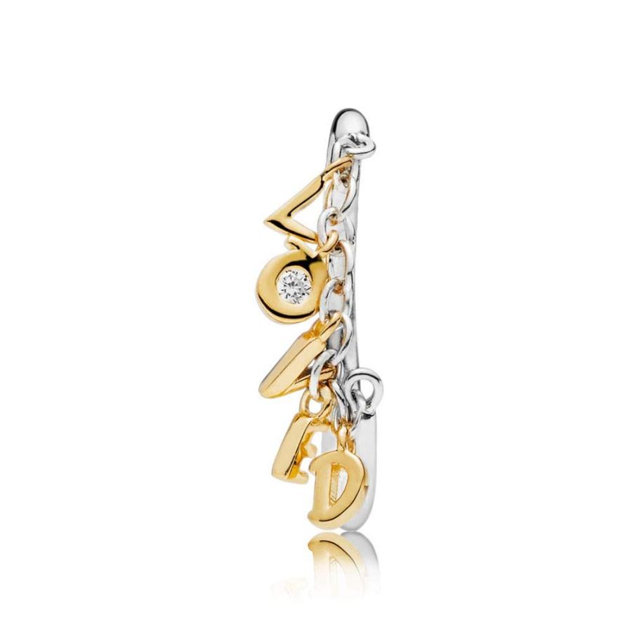 PANDORA Loved Script Ring 18k Gold Plated PANDORA Shine Collection, Si