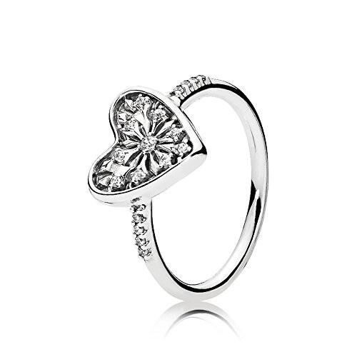 特価ブランド PANDORA Heart of Winter Ring, Clear CZ 196371CZ-52 EU 6 US, 河村製紙 5a885eec