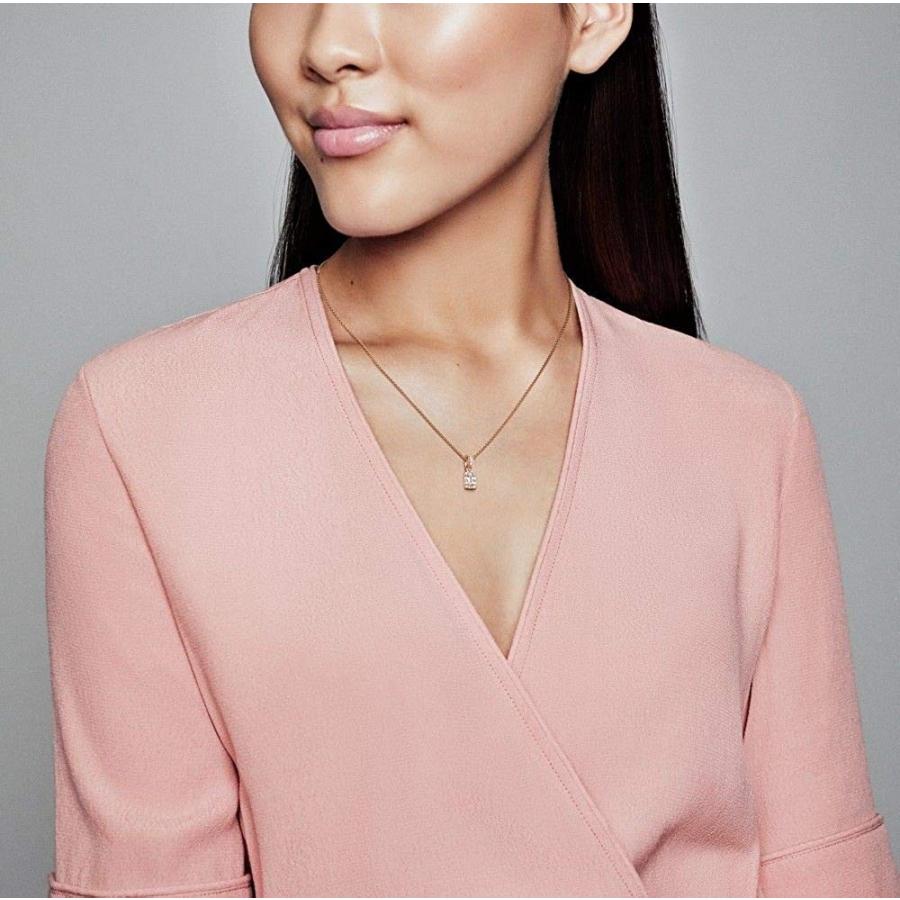 PANDORA Luminous Ice Rose Pendant - 387543CZ