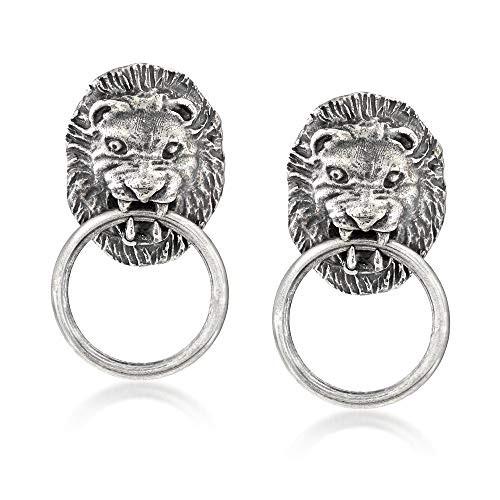 特売 アプリ Sterling Silver Ross Simons Lion Italian Head Earrings Doorknocker 3mcck 正規 販売 店 Www Annalisavincelli It