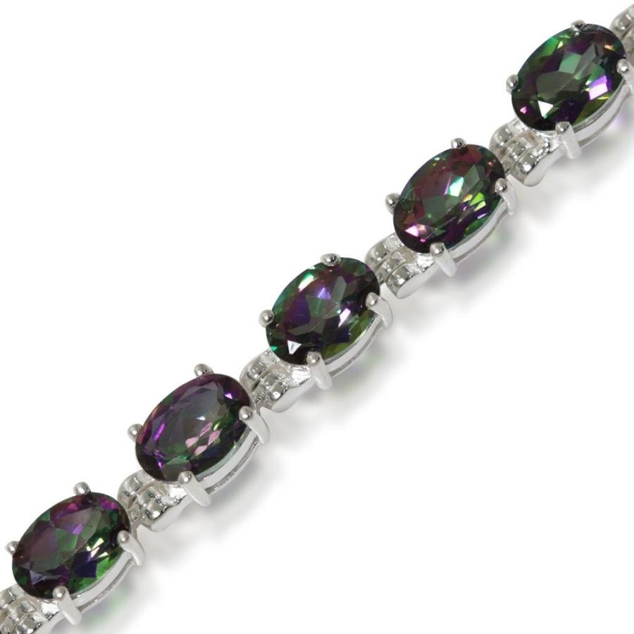 13.05ct. Mystic Fire Topaz 925 Sterling Silver 6-7.5