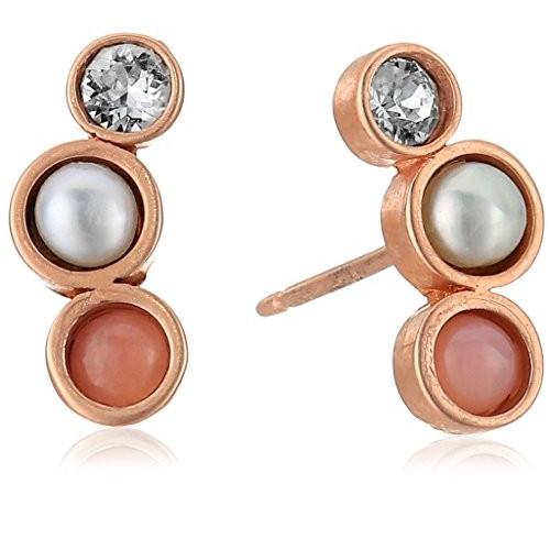 最新情報 Dogeared Playing By Ear Two Hole Lip Card Trio-Pink Opal, Pearl Crysta, SHOE MANIACS-靴&ブーツ通販 080f62c4