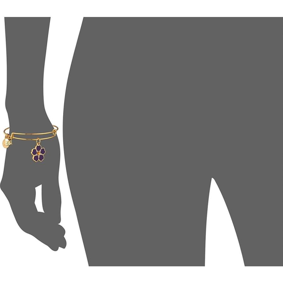 Alex and Ani Women's Charity by Design, Forget Me Not Charm Bangle Bra