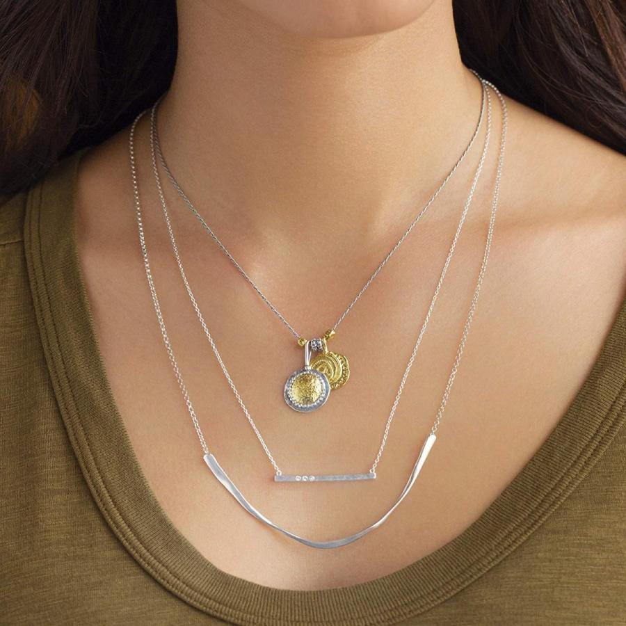 Silpada 'Dawn To Dusk' Multi-Charm Pendant Necklace in Sterling Silver
