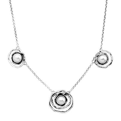 Silpada 'Clean Sweep' 7 mm Freshwater Cultured Pearl Necklace in Sterl