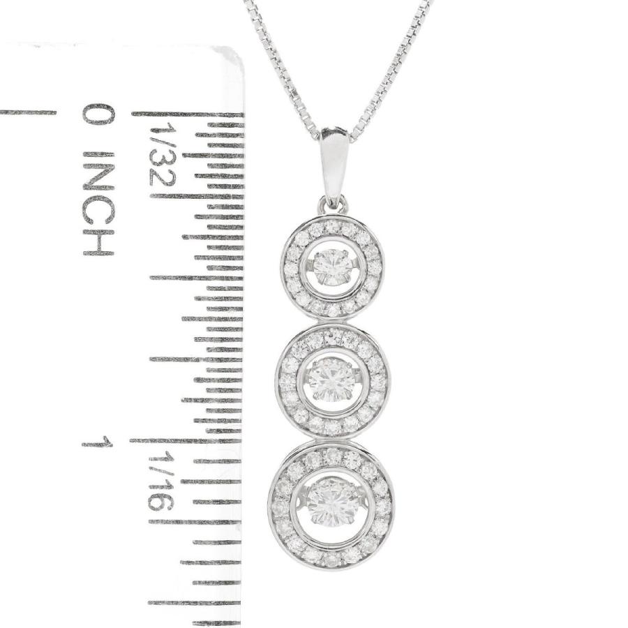 Forever Classic Round 4.0mm Moissanite Pendant Necklace, 0.86cttw DEW