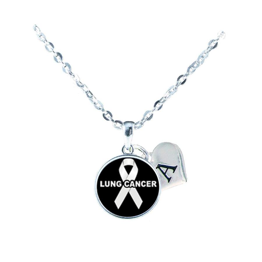 最も信頼できる Silver Ribbon Awareness Cancer Lung Custom Necklace Ini Choose Jewelry ネックレス、ペンダント