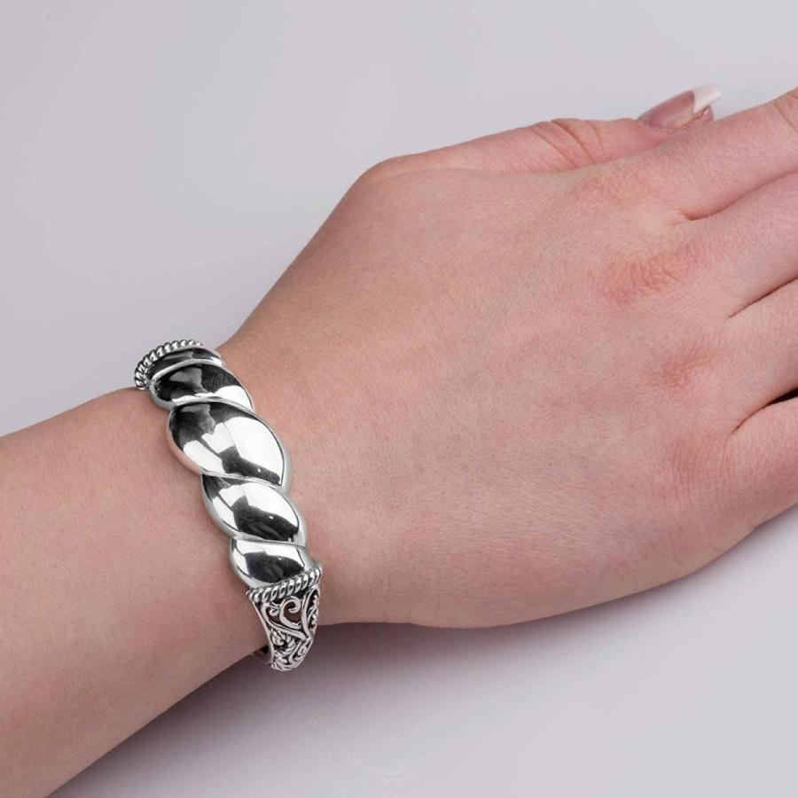 Carolyn Pollack 928 Silver S, M, L Twist Rope Cuff Bracelet