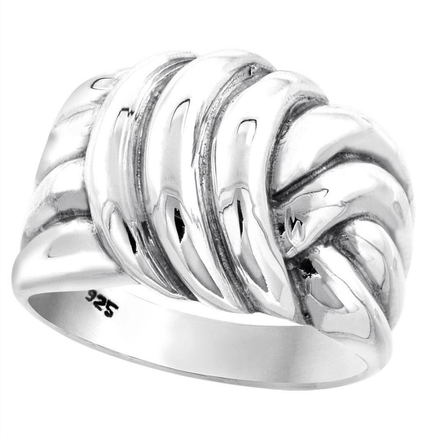 安心の定価販売】 Sterling Silver Rope Wrapped Dome Ring for Women 3/4 inch size 6  新品即決 -collezionec2ph.com
