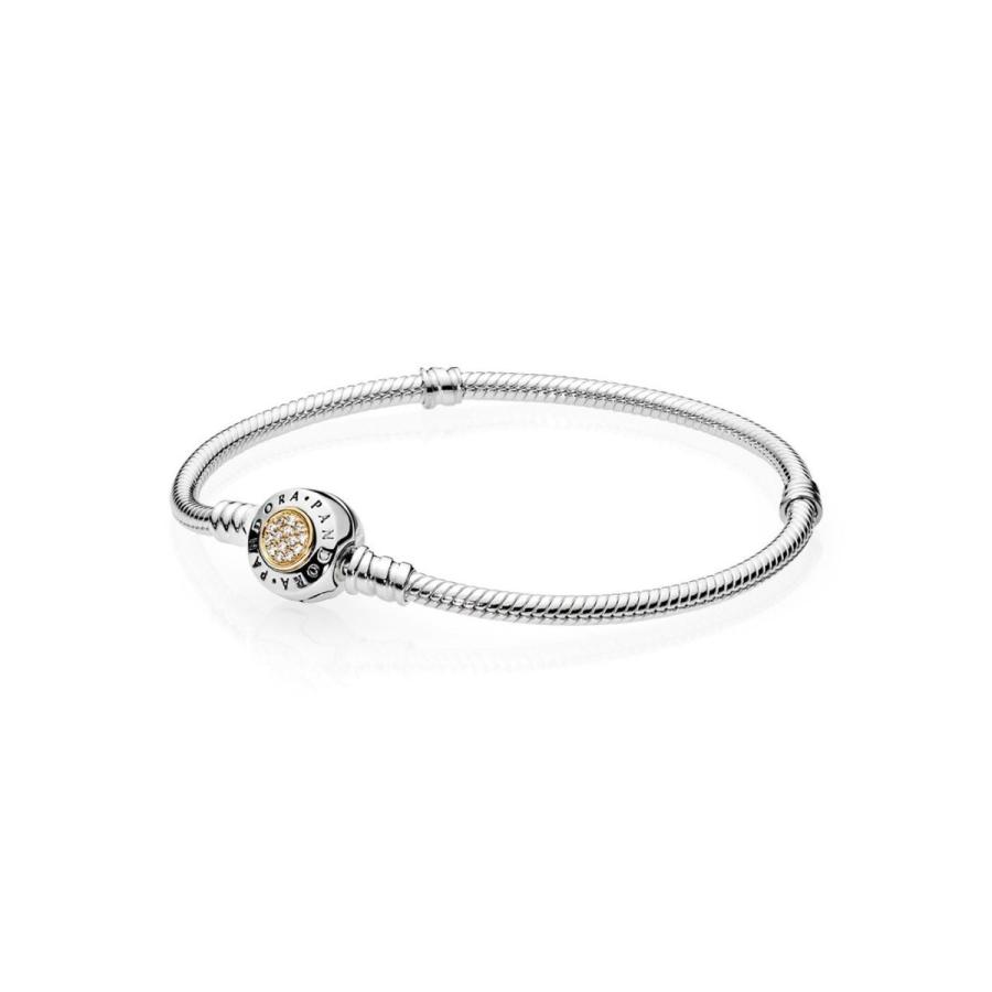 Pandora Signature Bracelet With Clear CZ 590741CZ17